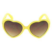 Girls Heart Shape Sunglasses Rio Sunflower