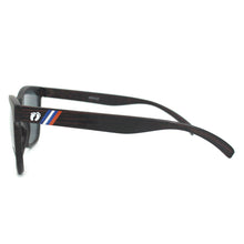 Unisex Classic Polarized Sunglasses Venice Black/Stripe Accent