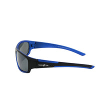 Boys Sport Wrap Sunglasses Bodyguard Two Tone Blue