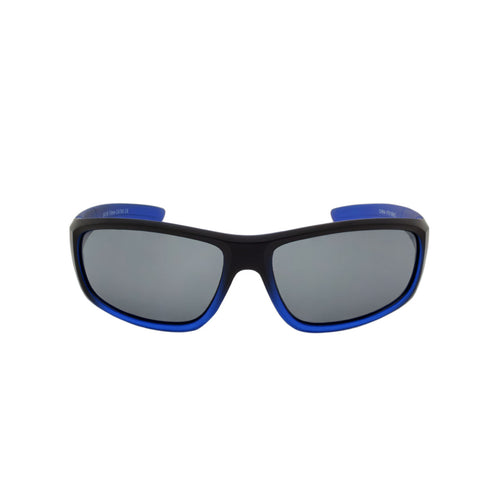 Boys Sport Wrap Sunglasses Bodyguard Two Tone Blue